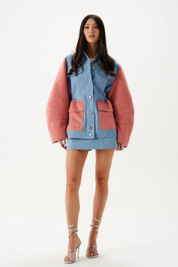 Жакет Annete А5442 из джинсовой ткани деним  фото 2