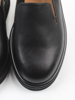 06-DLG05-1 BLACK Туфли женские (натуральная кожа)