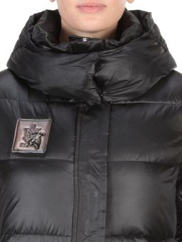9110 BLACK Пальто зимнее женское FLOWERROVE (200 гр. холлофайбера) - Fashion фото 10