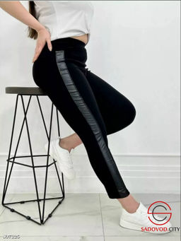 Брюки эластан с мехом женские