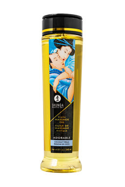 Масло массажное для тела Shunga Кокосовое волнение (Coconut Thrills), 240мл