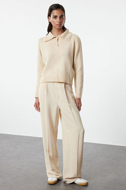 Tas Yumusak Dokulu Brons Detayl? Triko Kazak TWOAW25KZ00246 - Trendyolmilla фото 2