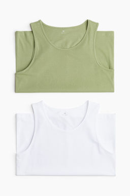 Pack de 2 camisetas sin mangas Regular Fit - H&m фото 6