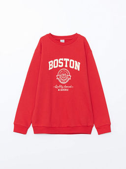 Bisiklet Yaka Erkek ?ocuk Sweatshirt