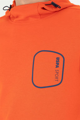 Мужской оранжевый свитшот - U.s. polo assn фото 7