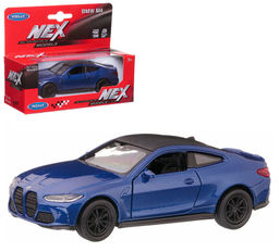 Welly. Машинка 1:38 "BMW M4" пруж. мех., арт.43811W синий