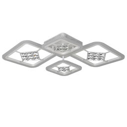 Люстра с ПДУ 1548/4WT LED 96 Вт 3000-6000К диммер белый 71×10 см BayerLux