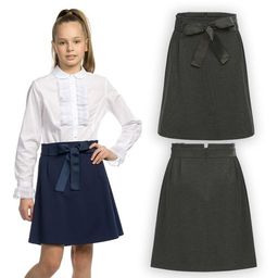 PELICAN, юбка для девочек, Темно-серый