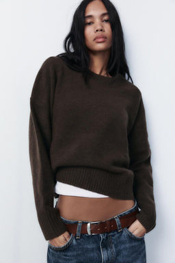 SOFT PLAIN KNIT SWEATER - Zara фото 37