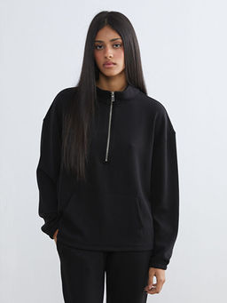 Dik Yaka Oversize Kad?n Pijama ?st?