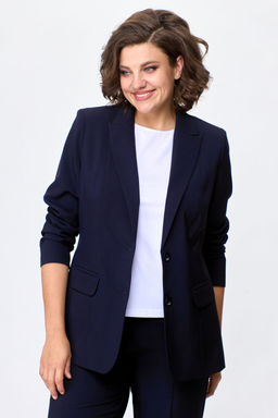 Костюм БелЭльСтиль 203/596 темно-синий однотон  фото 9