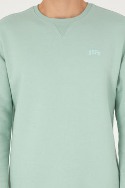 Мужская базовая толстовка зеленого цвета Неожиданная скидка в корзине - U.s. polo assn фото 6