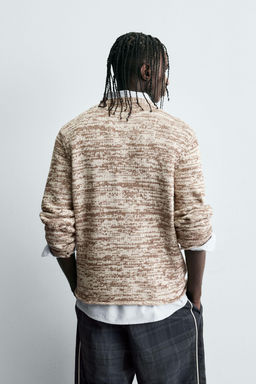 TWISTED YARN TEXTURED SWEATER - Zara фото 3