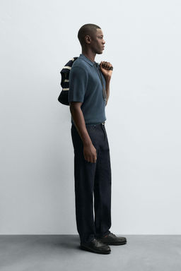 PURL KNIT POLO SHIRT - Zara фото 4