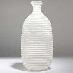 Ваза для цветов «Аркадия» из стекла, белая 38.5×18.5×18.5 см