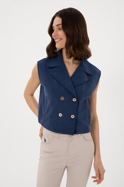 Kad_n Lacivert Sweatshirt Sepette S_rpriz _ndirim - U.s. polo assn фото 3