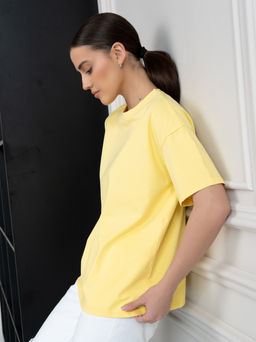 Футболка унисекс Оверсайз, цв. Желтый