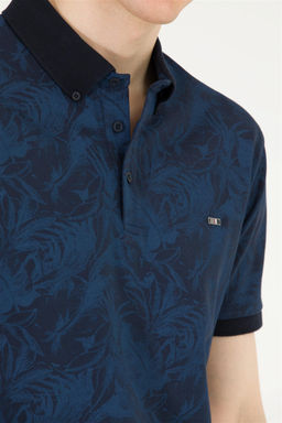 Мужская темно-синяя футболка - U.s. polo assn фото 14