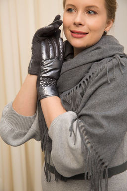 Перчатки из полиэстера с резинкой на запястье