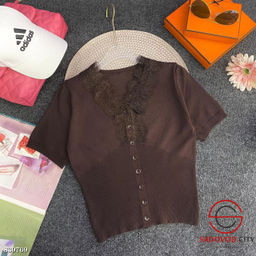 Кофта женская с кружевом - Bruno фото 5