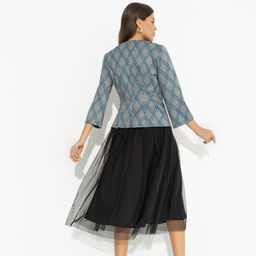 Костюм с юбкой из сетки на подкладе Больше чем стиль (2 в 1 green) - Charutti фото 11