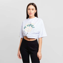 Футболка женская Mist Old School размер 42, цвет белый