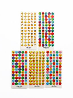 Цена за 3 шт. Наклейки детские оценки «Эмоции», 7×16 см, 10 листов