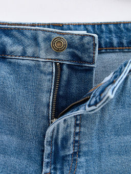 CONTE CON-753 Джинсовые шорты из мягкого денима с высоким содержанием хлопка light blue