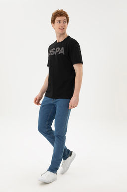 Мужская черная базовая футболка - U.s. polo assn фото 4