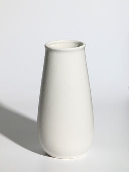 Ваза Шерон, классика, 19.5?9.5?7 см, керамика, белая