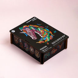 Пазлы фигурные «Единорог», 97 деталей, дерево