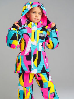 32222115 Комплект текстильный для девочек: куртка, полукомбинезон
