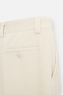 WIDE-LEG CORDUROY TROUSERS - Zara фото 9