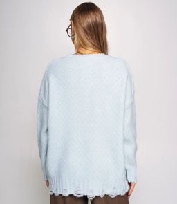 Джемпер #КТ6138 (1), голубой - Dommod фото 3
