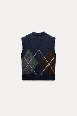 DIAMOND KNIT TANK TOP - Zara фото 3