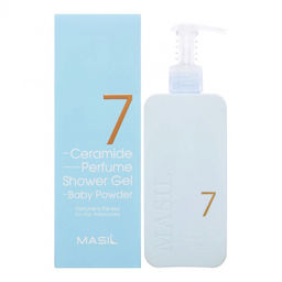 Masil 7 Ceramide Perfume Shower Gel Baby Powder, 300ml - Питательный парфюмированный гель для душа с церамидами