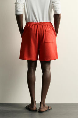 BERMUDA JOGGER RELAXED FIT / Rojo - Zara фото 3