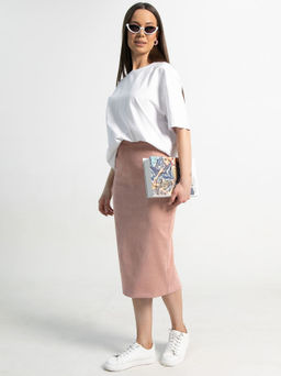 Юбка вельветовая Ялта (розовая) Ю15206-10М - Lt collection фото 5