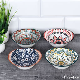 Соусник 11х9х4 см / ZY049 /уп 180/ керамика 753878