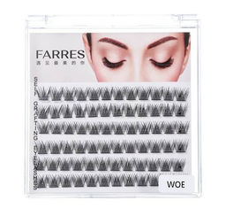Farres M010 Пучки для ресниц Премиальные накладные 6 рядов по 12 пучков (12)