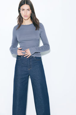 Camiseta de manga larga en punto