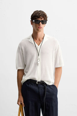 KNIT LACE SHIRT - Zara фото 2