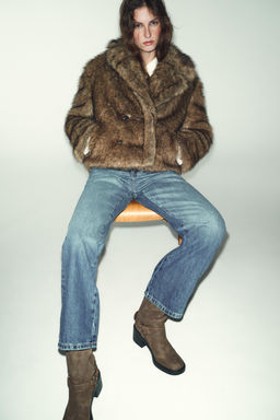 BIKER HEEL ANKLE BOOTS