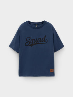 КР 302793/синий космос к616 фуфайка (футболка) для мал