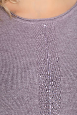 Джемпер Зимний вечер (пыльно-фиолетовый) Б12412-20 - Lt collection фото 3