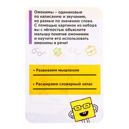 Развивающий набор Омонимы - Iq-zabiaka фото 2