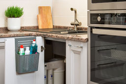 Контейнер 24,5*9,4*31 см Лофт навесной на дверцу серый (модель 6120/08) - Elan gallery фото 6