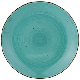 Цена за 2 шт. ТАРЕЛКА ОБЕДЕННАЯ BRONCO NATURE 26,5СМ, БИРЮЗОВАЯ