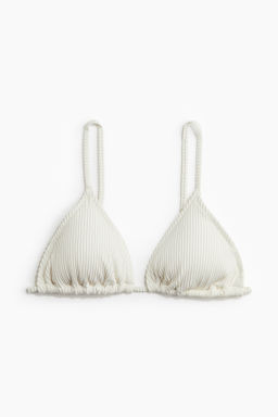 Top de bikini triangular con relleno