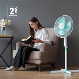 Вентилятор напольный GALAXY LINE GL8109 (видео в описании)  фото 11